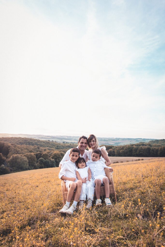 shooting en famille sur les hauteurs du fousseret