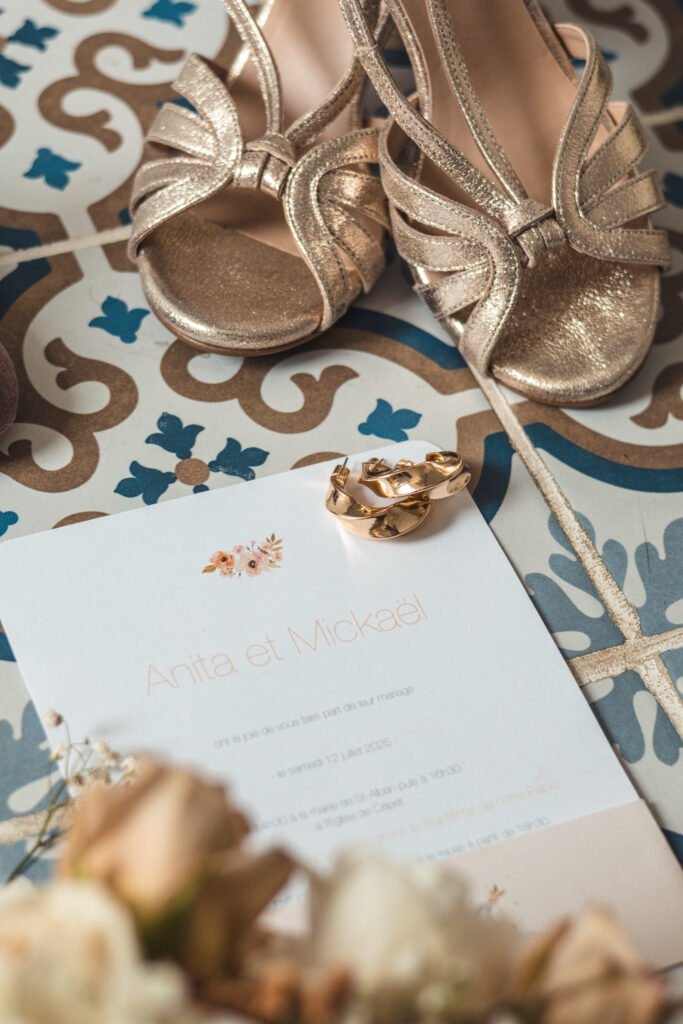 Préparation des mariés