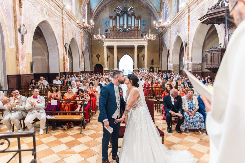 mariage à l'eglise de carbonne